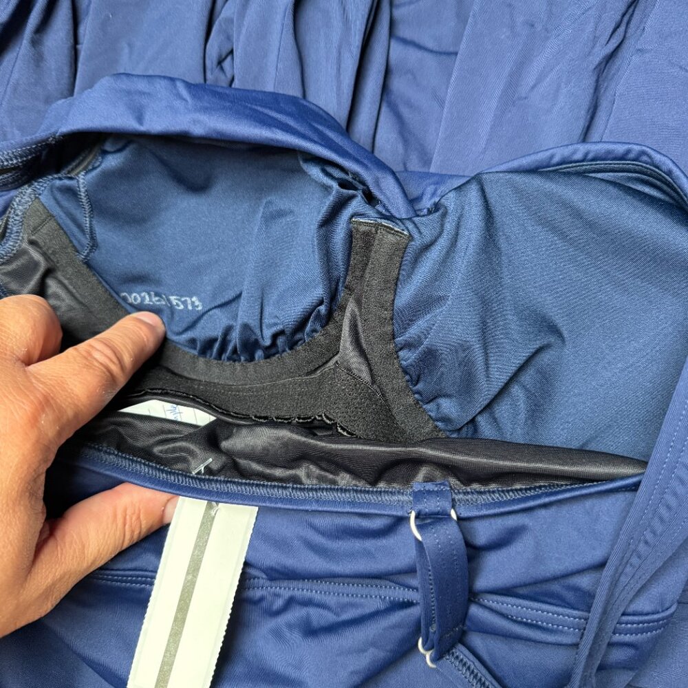 Lands' End Women's 4-10, 18WDDD, 2-4‎ LONG Deep Sea Navy Tankini Swimsuit Top - Picture 5 of 11